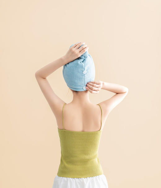 【愉悦之家】瞬间吸水干发帽，干发神器，厚实温柔亲肤； 商品图5