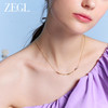 ZEGL设计师都市焕趣系列925纯银波浪项链女高级感人造珍珠锁骨链 商品缩略图3