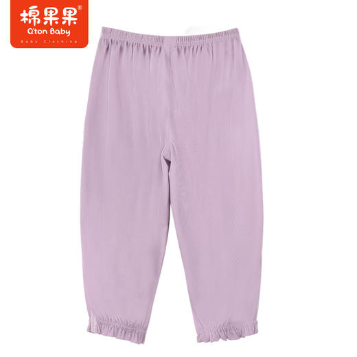 棉果果夏季新品女童女宝针织九分裤裤子M222208423241 商品图2
