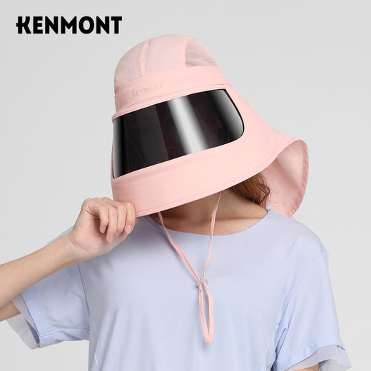 【云优选】卡蒙户外全方位医美防晒帽女夏防风透气防紫外线面罩遮全脸遮阳帽 商品图8