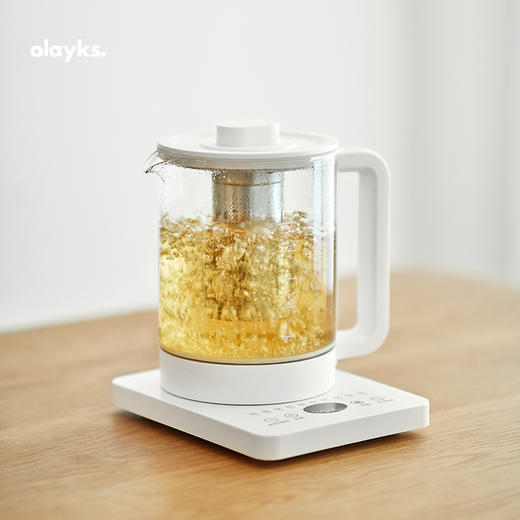 olayks出口原款养生壶多功能小型全自动办公室煮茶壶玻璃茶器 商品图1