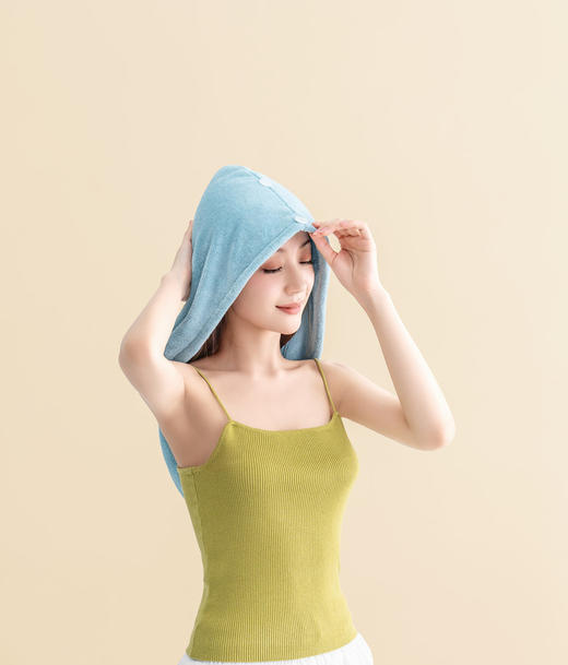 【愉悦之家】瞬间吸水干发帽，干发神器，厚实温柔亲肤； 商品图2