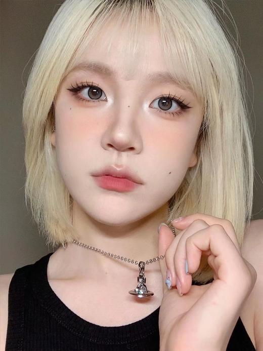 正品日抛/年抛 yukicon系列晶沙灰美瞳 直径14.2着色13.5 新国货 商品图5