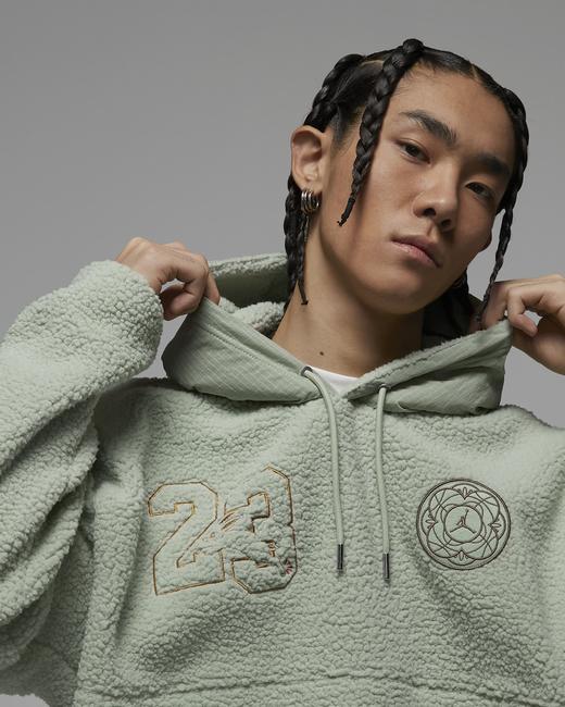 Nike/耐克Air Jordan男子休闲摇粒绒连帽卫衣FB1451-343【库存有限 无货将做退款】 商品图2