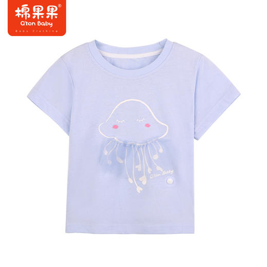 棉果果夏季新品女童女宝短袖T恤M222140223203 商品图0