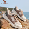 骆驼男鞋2023春厚底增高休闲鞋板鞋男士网面运动鞋透气户外工装鞋 G13S076153 商品缩略图0