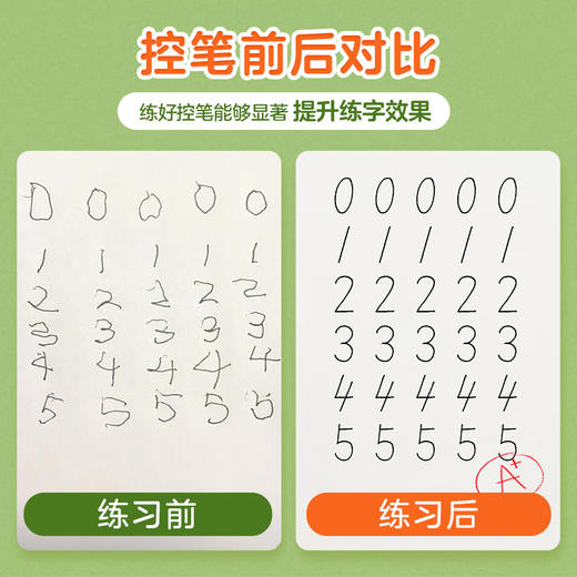 墨点字帖：儿童控笔训练字帖幼儿园学前班幼小衔接3-6岁启蒙拼音描红本大中小班入门初学者临摹练字帖 商品图2