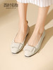 西村名物2023春季新款浅口单鞋女软底内增高低跟舒适通勤鞋13081 商品缩略图0