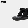 MIO米奥夏季韩版平底拖绒布蝴蝶结一字拖小香风舒适云朵拖鞋女M233131206 商品缩略图4