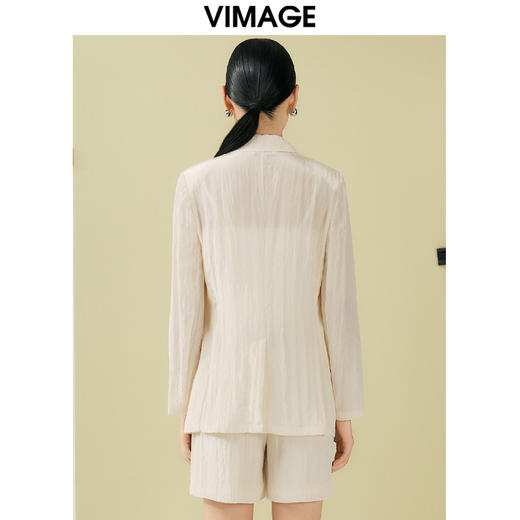 VIMAGE纬漫纪夏季新款修身显瘦休闲外套V1903517 商品图3