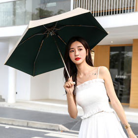 【六折金胶遮阳伞】晴雨两用小金伞防晒防紫外线晴雨两用小巧便携