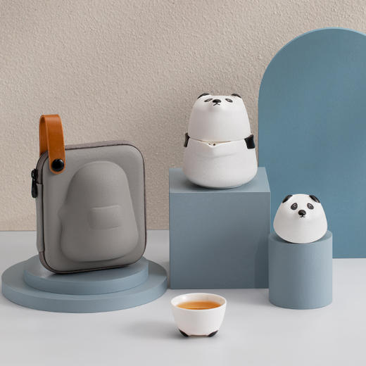 【采购专享】熊猫 便携式快客杯 商品图0