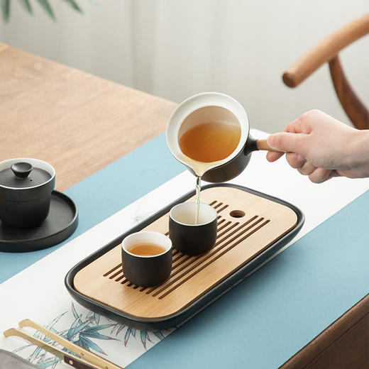 【采购专享】陌上烟云 侧把壶套装 商品图0