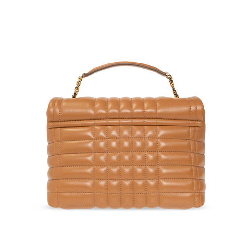 BURBERRY 巴宝莉 女士TB专属标识小号绗缝羔羊皮 Lola 萝纳包 棕色 8049051 B1475 商品图2
