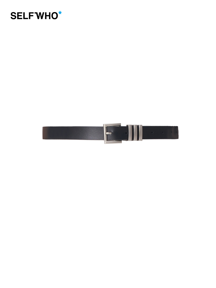 selfwho新款时尚百搭装饰裤带牛皮针扣小皮带休闲简约裙子腰带女