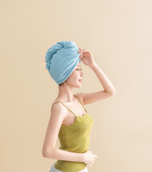 【愉悦之家】瞬间吸水干发帽，干发神器，厚实温柔亲肤； 商品图6