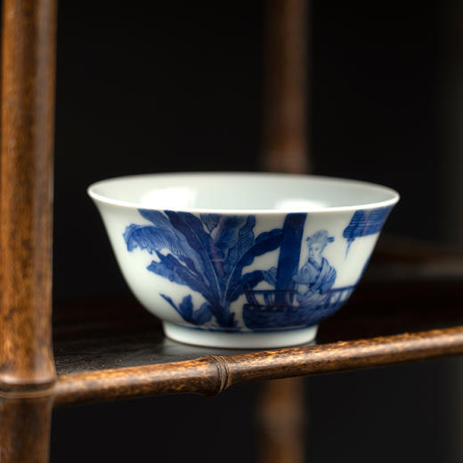 青花仕女纹杯 商品图2