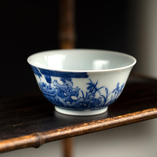 青花仕女纹杯 商品图1