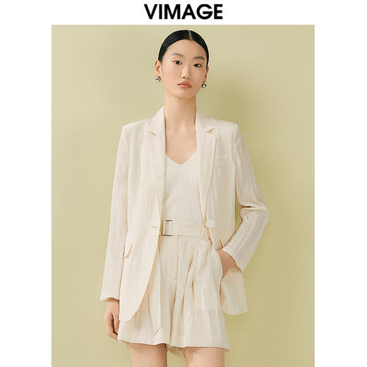 VIMAGE纬漫纪夏季新款修身显瘦休闲外套V1903517 商品图4