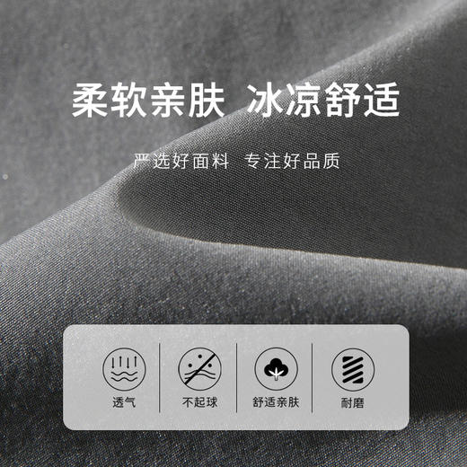 圣得西男士休闲短裤夏季新款冰丝速干凉感薄款运动宽松五分裤2222917017 商品图3