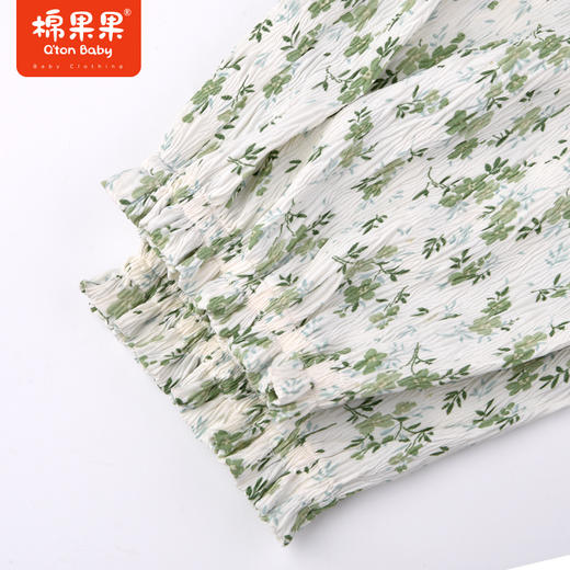 棉果果夏季新品女童女宝梭织九分灯笼裤裤子M222208423217 商品图2