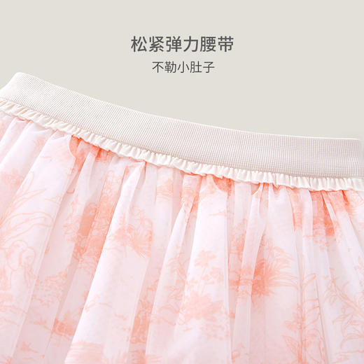 【商场同款】英氏儿童裤子夏季薄款女宝宝网纱短裙 商品图1