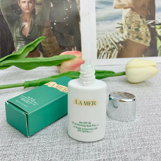 【三支礼盒装】LAMER海蓝之谜 璀璨防晒隔离乳液 20ml SPF50PA+++ 防晒美白 持久遮瑕 清透修护 保湿提亮 均匀肤色 商品图8