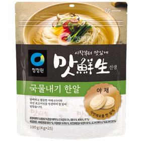 清净园味先生蔬菜汤料粒(4gx25)청정원맛선생 국물내기한알 야채