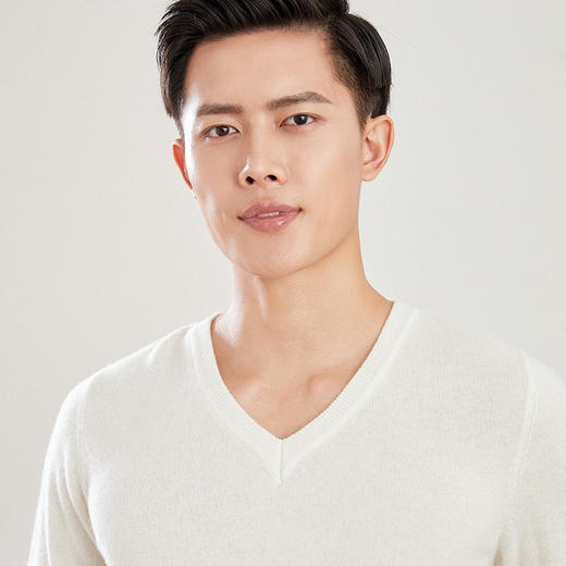 【100%羊毛】 SIIJJEYY枝辑 男士V领长袖羊毛衫（多色可选） 商品图7