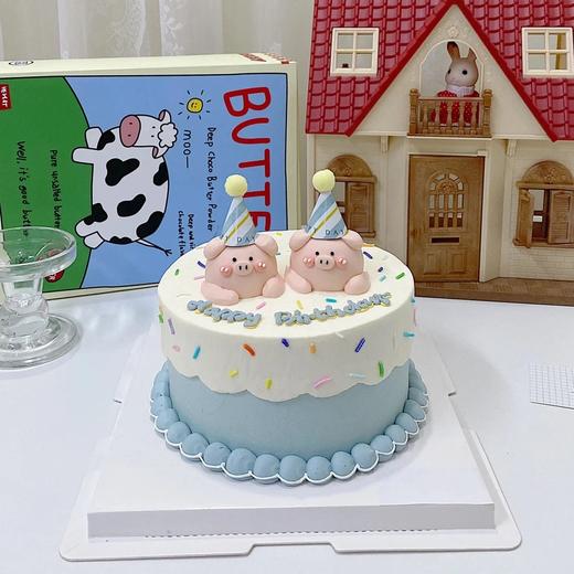 小猪猪蛋糕一鲜奶动物奶油蛋糕 商品图0