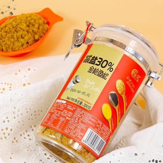 祯奖减盐30%金枪鱼松300g 商品图4