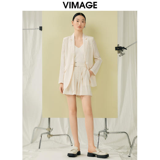 VIMAGE纬漫纪夏季新款修身显瘦休闲外套V1903517 商品图0