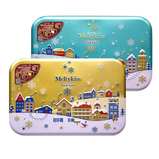 明治雪吻巧克力礼盒蓝色180g 商品图2