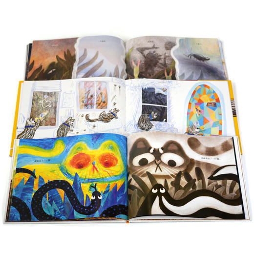 【奇想国】布兰登·文策尔作品4册：新书《万物梦生》+《屋里的猫》《他们都看见了一只猫》《石头一动也不动》 商品图3