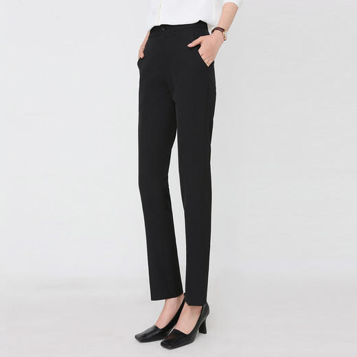 罗蒙春秋装女式西裤修身显瘦职业通勤百搭女士长裤 商品图4
