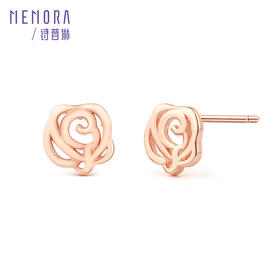【赠品】诗普琳S925银玫瑰花朵耳钉ZEE000401