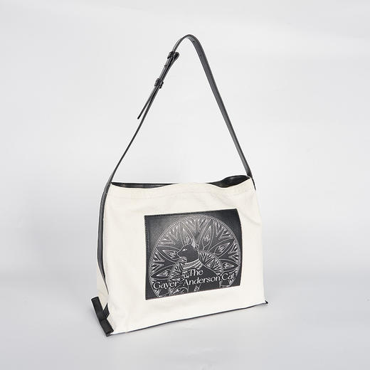 大英博物馆盖亚·安德森猫系列 时尚印花大容量托特包通勤单肩包 商品图4