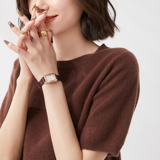 【100%羊毛】 SIIJJEYY枝辑 女士圆领短袖羊毛衫（多色可选） 商品图5