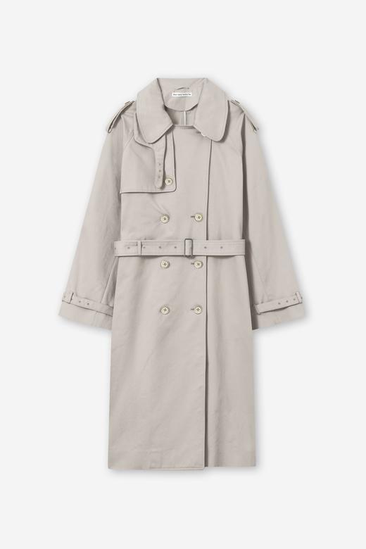 Mark Kenly Domino Tan  石灰色CATRIN腰带长外套 商品图2