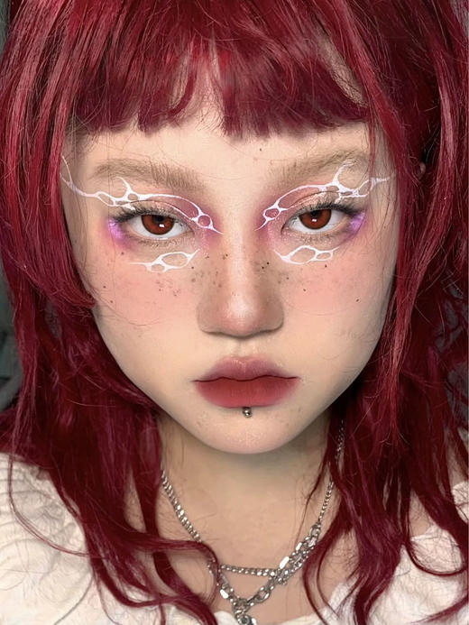 ANNIEONE 日抛美瞳 朋克樱桃 直径14.5mm着色14.0mm 商品图1