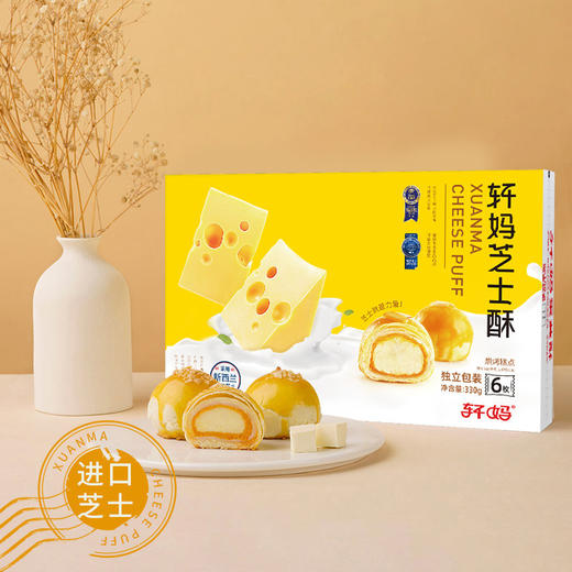 轩妈芝士酥 6枚装 330g 保质期30天 商品图1