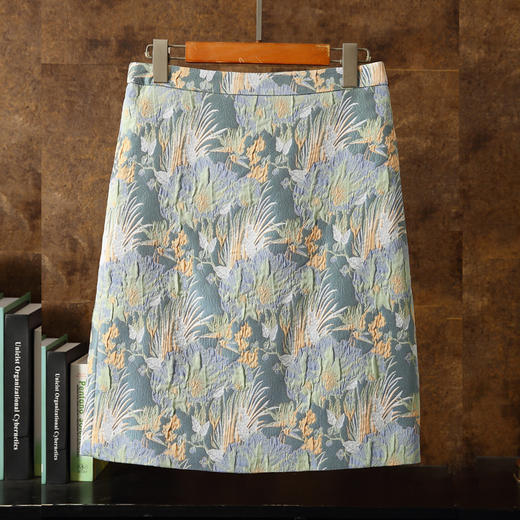 春秋装办公新款职业裙套装，感气质圆领小外套两件套ZSM-230324 商品图3