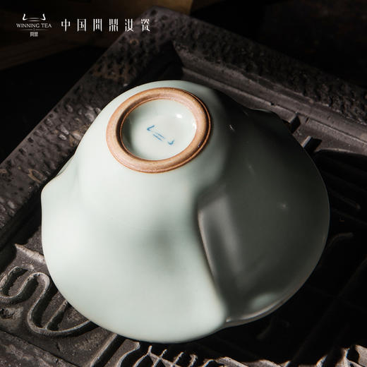 问鼎汝瓷鼎峰系列天青老款幽兰杯 商品图3