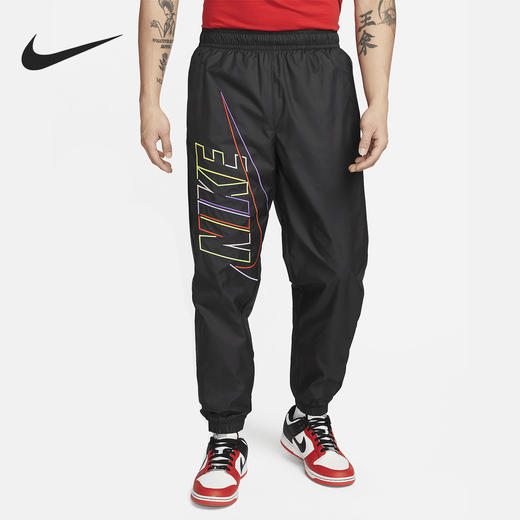 Nike/耐克新款男子休闲透气梭织运动长裤DX0622-010 商品图0