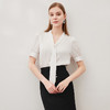 EITIE爱特爱夏季新款通勤职业百搭显瘦飘带小上衣7013709 商品缩略图3
