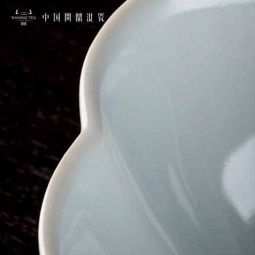 问鼎汝瓷鼎峰系列月白老款大梅花杯 商品图2