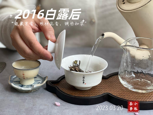 【会员重磅推荐】7年陈的老白茶《2016白露后》限量推出，枣香浓郁，香气惊艳！ 商品图9