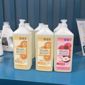  整整5斤多！！【Sukgarden蔬果园橘彩果蔬餐具净 1280*2瓶】橘子做的洗洁精 蔬菜水果去农残 冷水也可去重油 食品级别