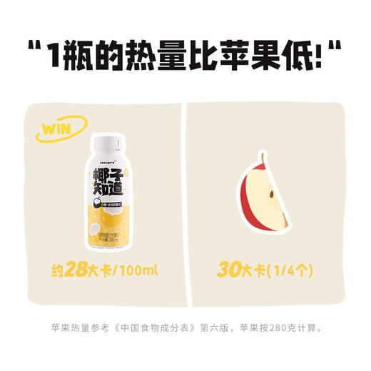 椰子知道 0糖金桂鲜椰汁280ml/瓶*6 商品图3