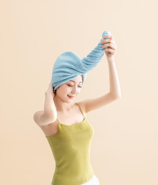 【愉悦之家】瞬间吸水干发帽，干发神器，厚实温柔亲肤； 商品图4